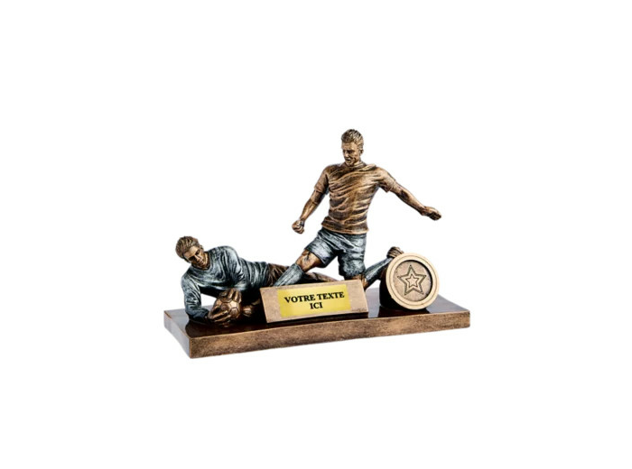 Trophee resine discipline argent/br