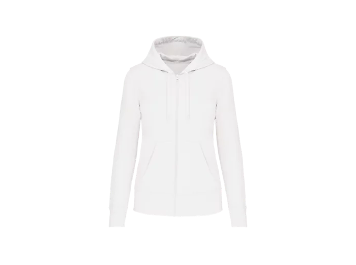 Sweat-shirt ecoresponsable zippe a