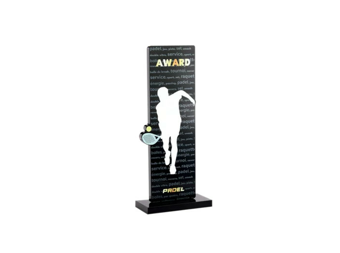Trophee acrylique personnalisable n