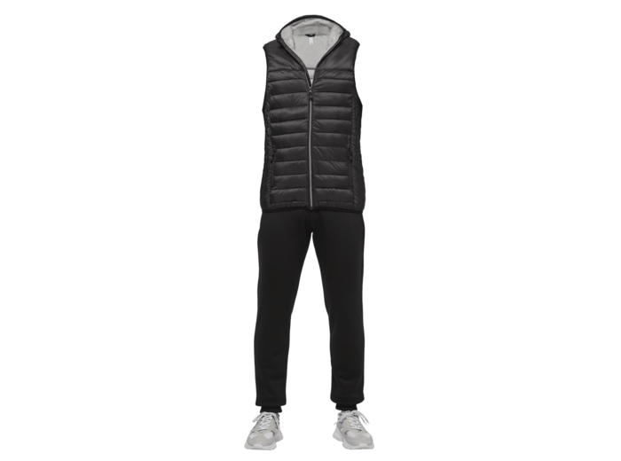 Bodywarmer à capuche