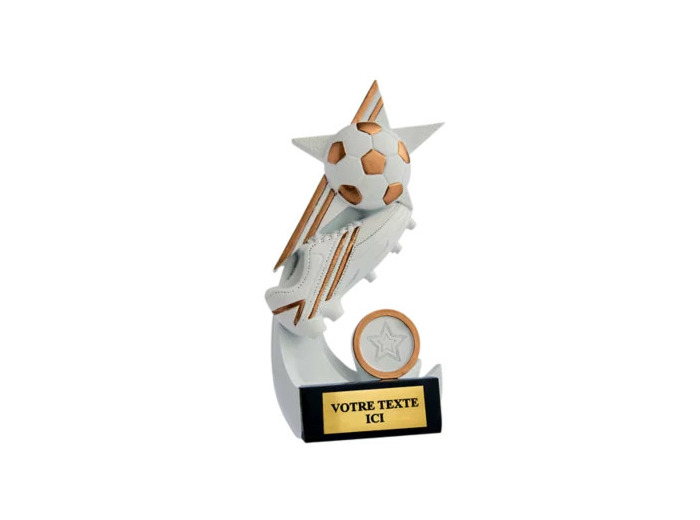 Trophee resine discipline eco or/bl