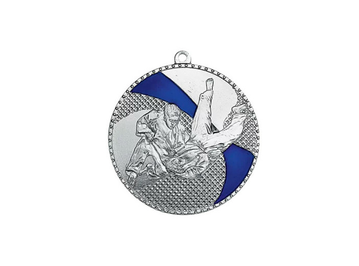 Medaille frappee fer judo 50mm