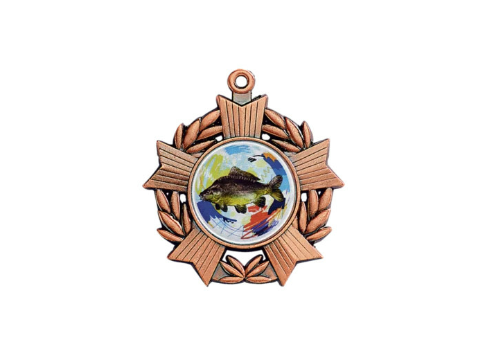 Med porte-centre zamak bronze 50mm