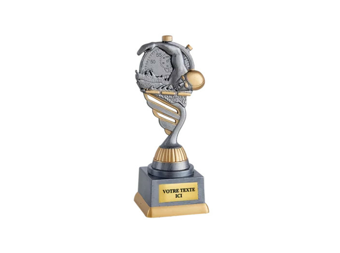 Trophee plastique natation h 18 cm