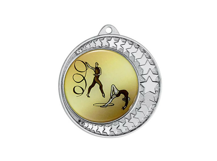Medaille zamak diam70mm argent