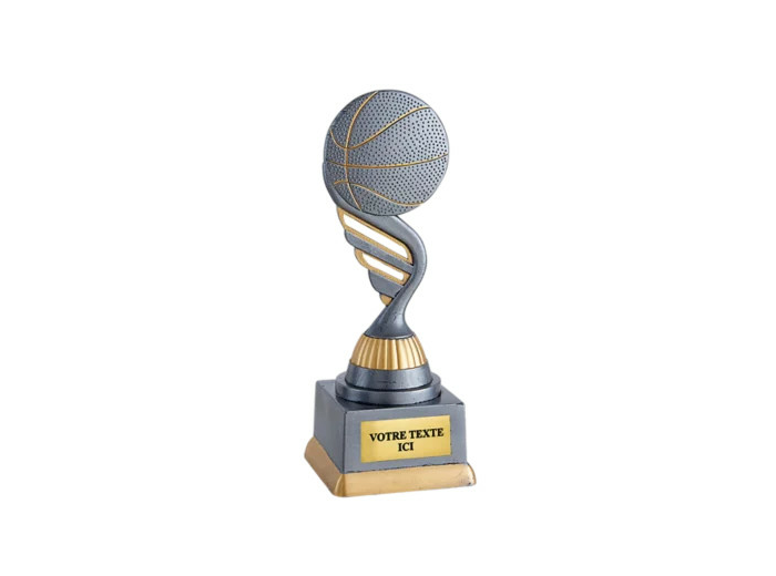 Trophee plas basket-ball h 18 cm