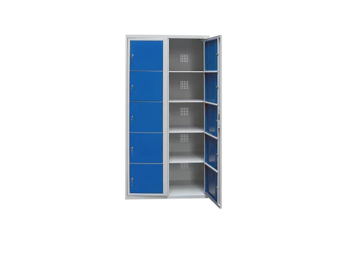 Armoire/casier visitable scolaire 5 case