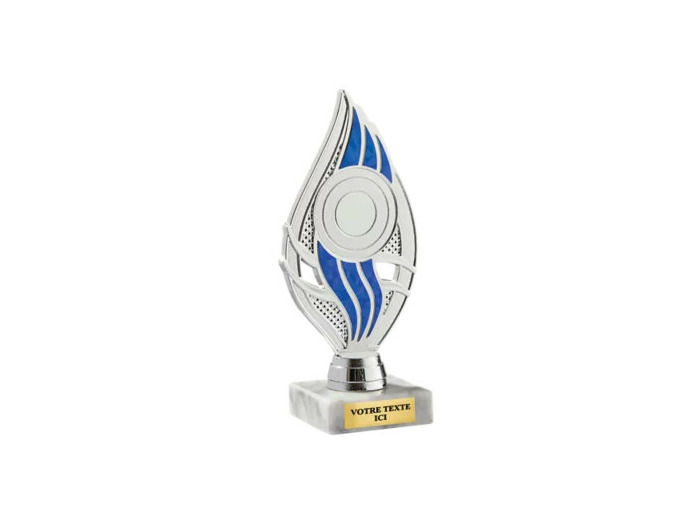 Petit trophee plastique monte argen