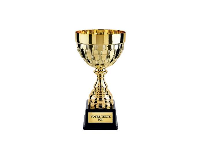 Coupe classique or h 30 cm d 160 mm