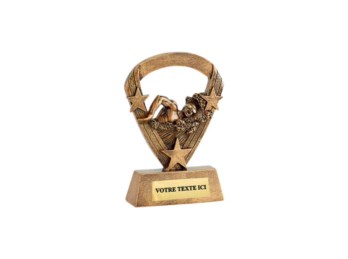 Trophee resine natation homme h.11 cm