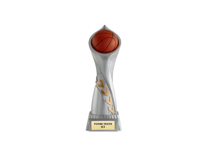 Trophee resine trophee basket h.36cm