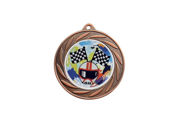 Medaille porte-centre fer bronze d 70mm