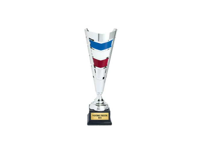 Coupe prestige argent/bleu/blanc/ro