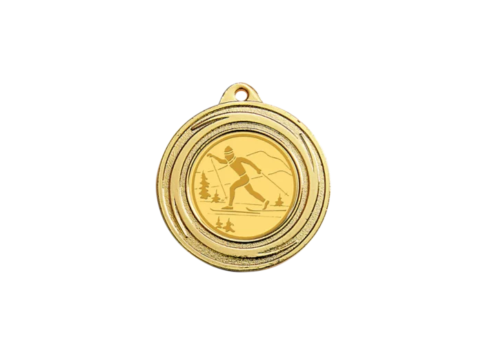 Medaille porte-centre fer or d 40 mm