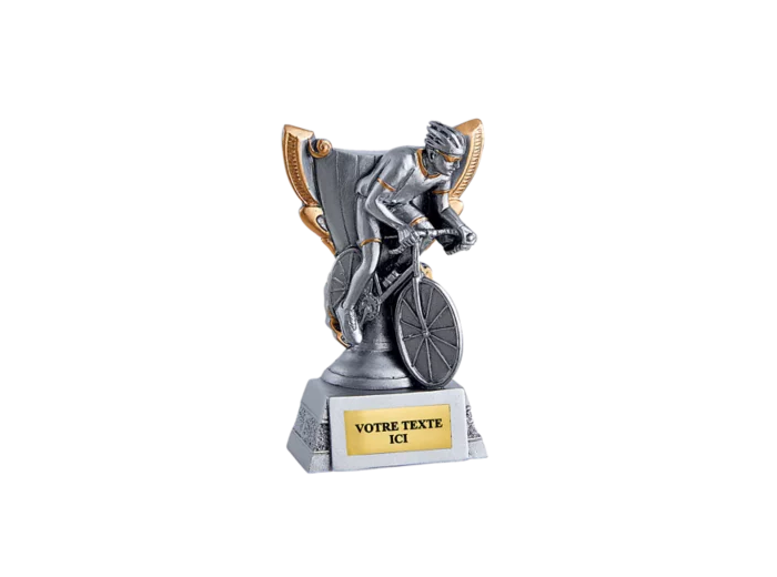 Trophee resine discip cyclisme h 11cm