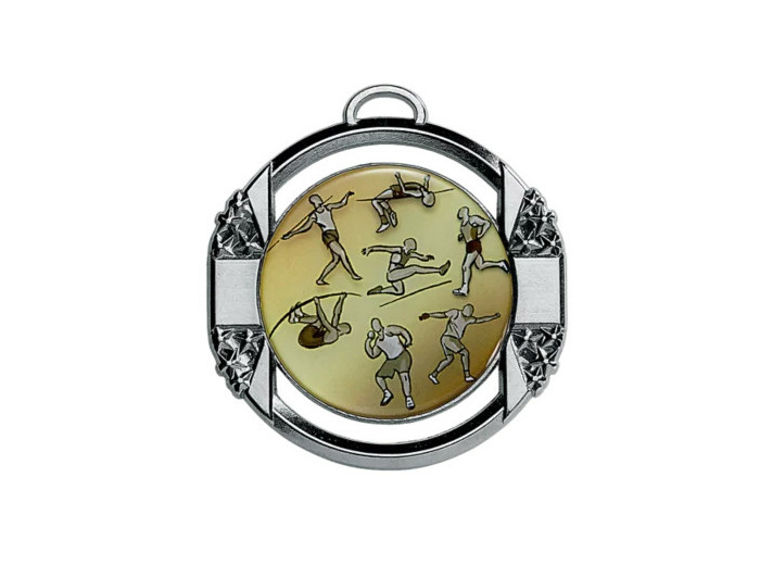 Medaille zamak diam70mm argent