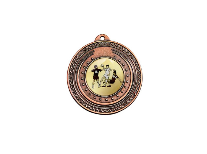 Medaille porte-centre fer bronze 50mm