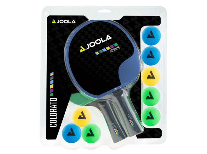 Set raquettes tennis de table colorato