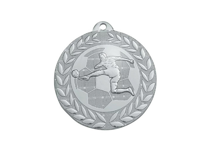Medaille frappee fer foot 50mm
