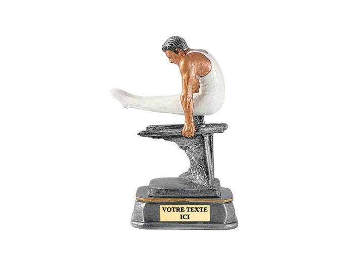Trophee resine gym homme h. 21 cm