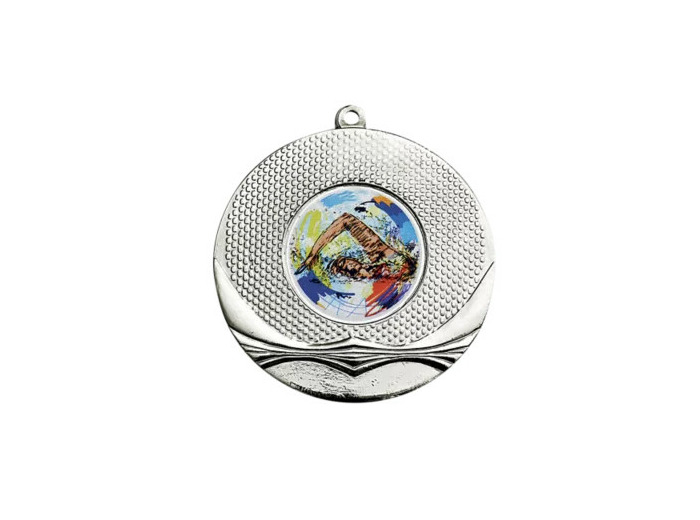 Medaille fer diam50mm argent