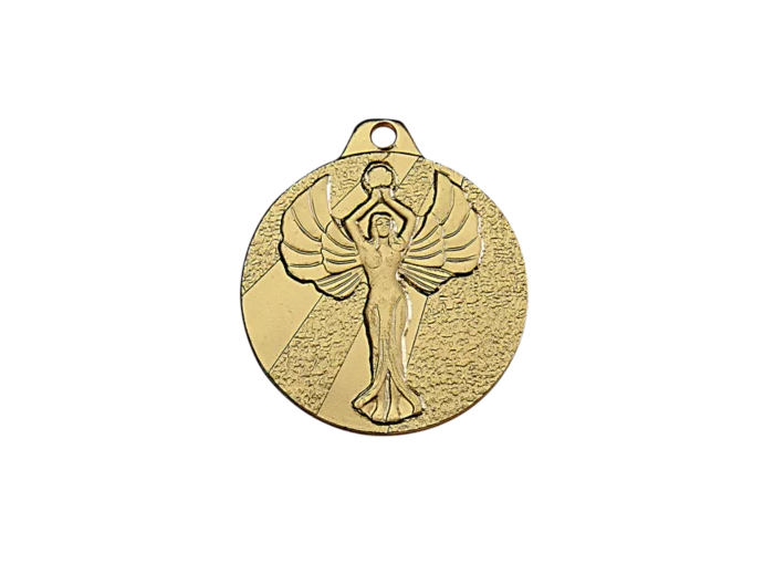 Medaille frappee fer or victoire d 32 mm