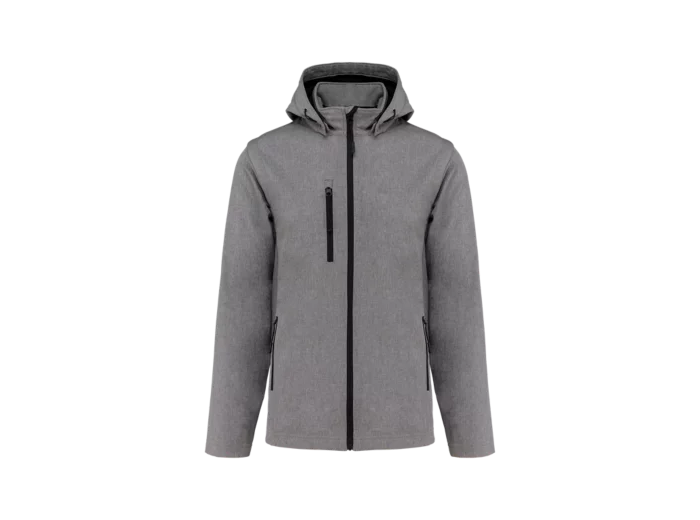 Veste softshell 3 couches a capuche