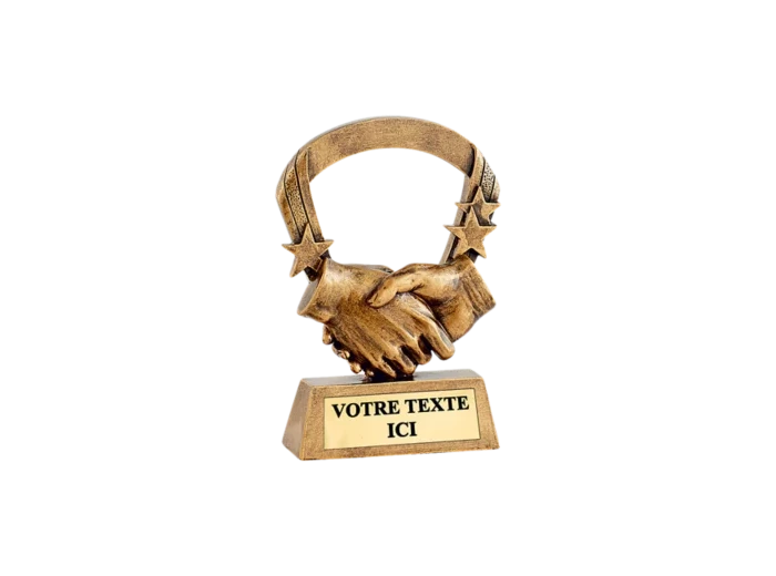 Trophee resine fair play h.11 cm