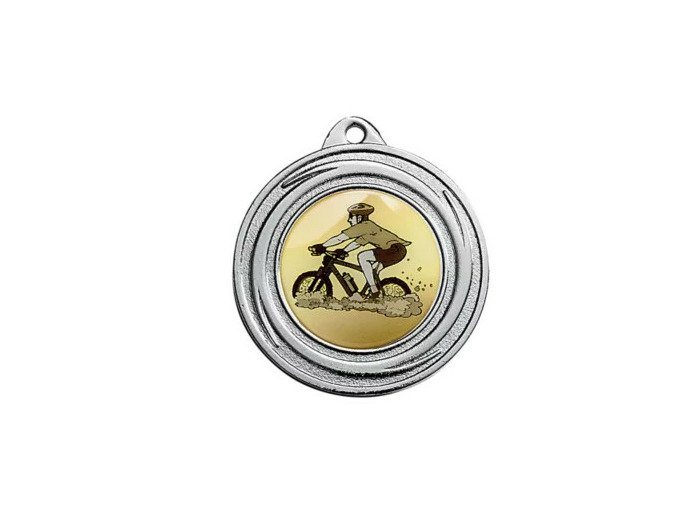 Medaille porte-centre fer argent d 40mm