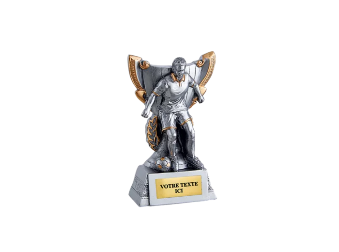 Trophee resine discip football h 11cm