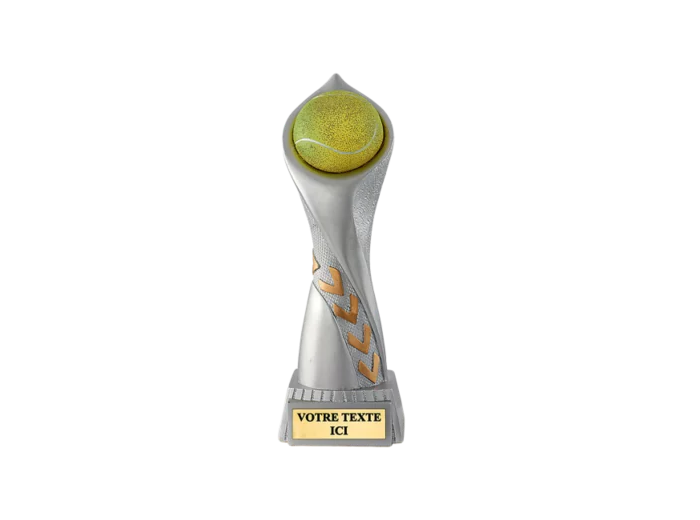 Trophee resine balle de tennis h.30 cm