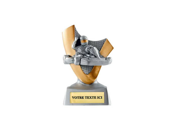 Resine karting h.14 cm