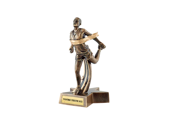 Trophee resine course homme h. 22 cm