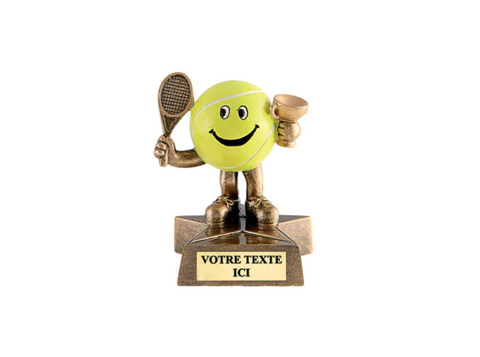 Trophee resine tennis h. 10 cm