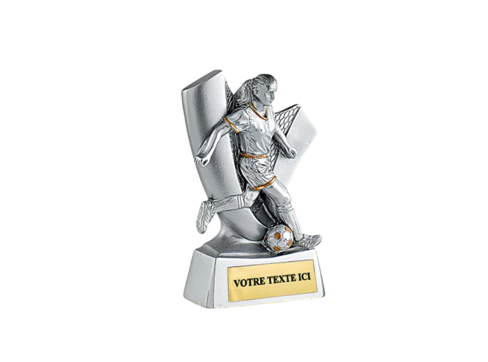 Trophee resine eco foot feminin h.10cm
