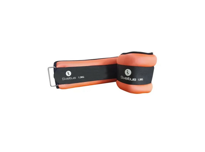 Lot de 2 bracelets lestés lycra 1,5kg