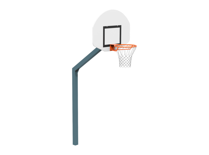 Panier de basket 3,5 m déport 1,20 m sur platine