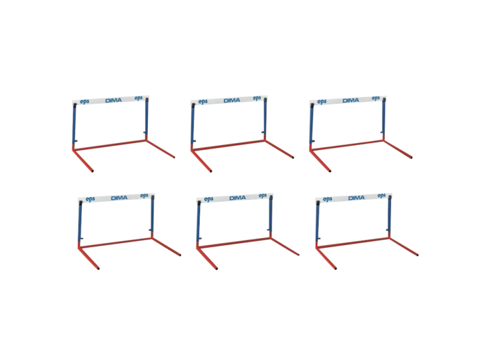 Lot de 6 haies scolaires e.p.s. 106 cm