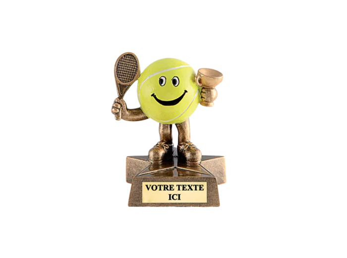 Trophee resine tennis h. 10 cm