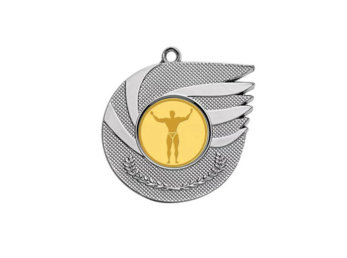 Medaille zamak diam50mm argent