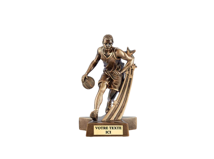 Trophee resine joueur basket h. 20 cm