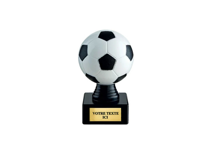 Trophee plastique football h 13 cm