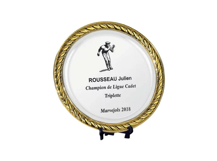 Assiette metal 28cm