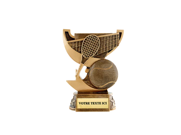 Trophee resine tennis h. 15 cm