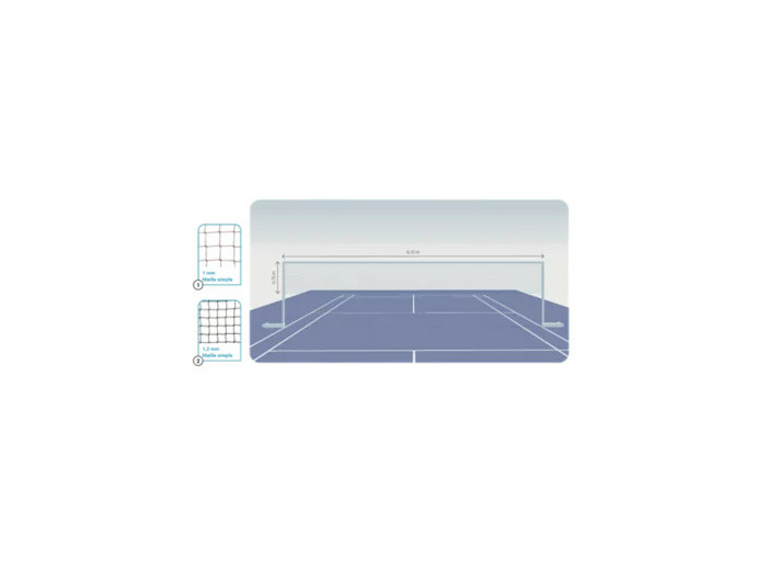 Filet de badminton - pe 05 mm