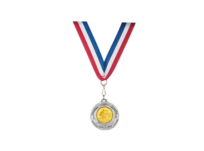 Ruban medaille bleu/blanc/rouge lg 80x2.2cm