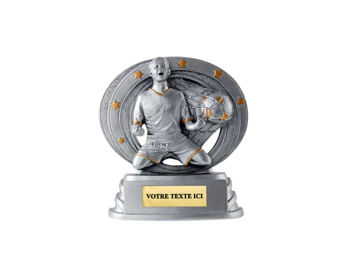 Trophee resine eco joueur foot h.11cm