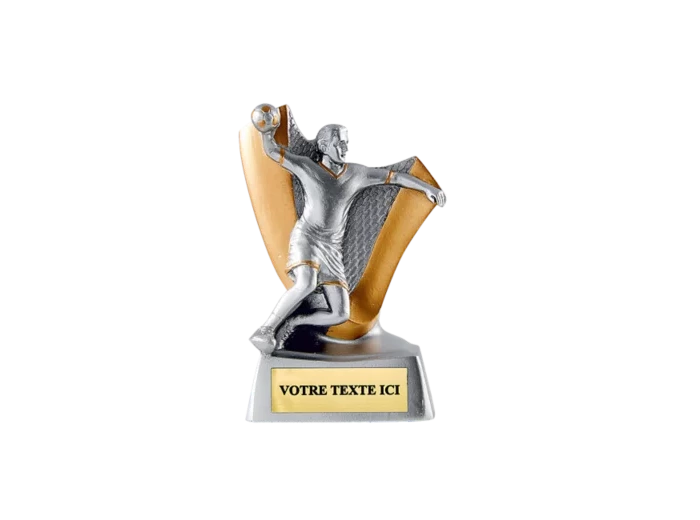 Trophee resine eco handball h h. 10 cm