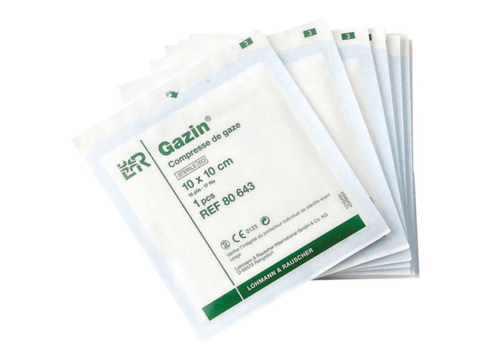 Lot de 10 compresses