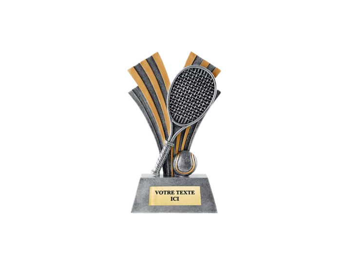 Trophee resine tennis h. 22 cm